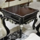 Phong cách châu Âu phòng khách góc một vài mặt một vài rắn gỗ chạm khắc sofa bảng bên cạnh một hình vuông nhỏ một vài mun đồ nội thất sơn piano - Bàn trà Bàn trà