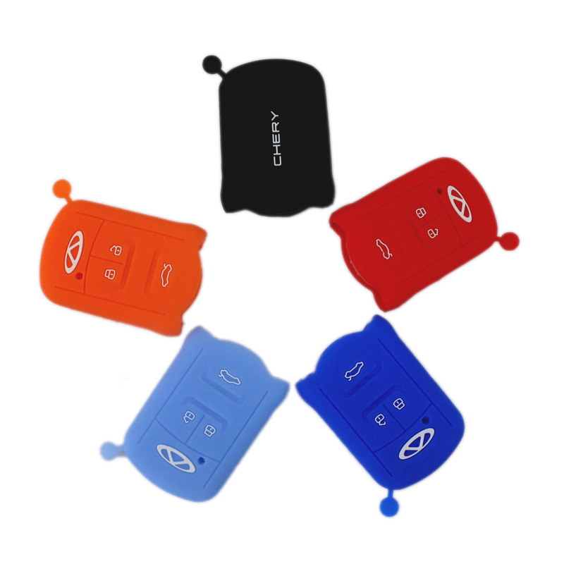 奇瑞瑞虎5钥匙包 硅胶 钥匙套 遥控套 艾瑞泽7智能 汽车用品专用