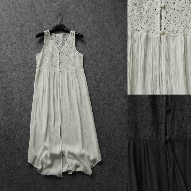 S007A 0524 floating goddess Fan's styling with a styled bra-type sleeveless mid-length version shirt