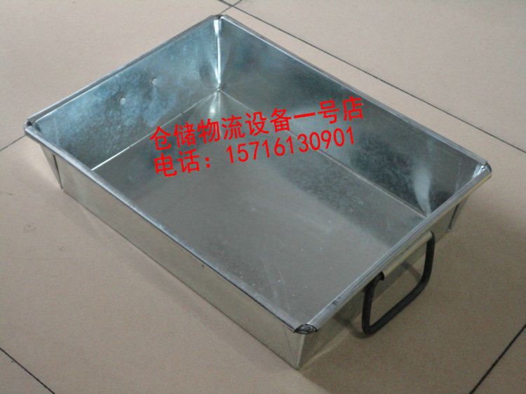 Metal turnover box stamping iron box tensile iron box galvanized hardware white iron box cold storage frozen disk