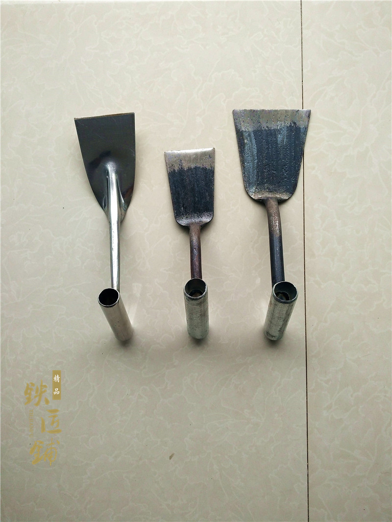 Agricultural Green Gardening Spade Garden Planted flowers Vegetable Iron Shovels Vegetable Garden Weeding small hoe to dig wild vegetable Family Horticulture