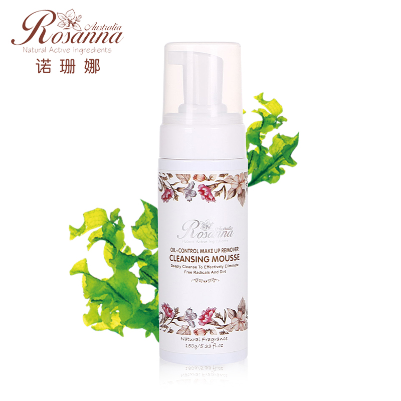 Rosanna/诺珊娜清爽控油洁面慕丝卸妆型150g 卸妆补水洗面奶