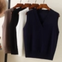 2018 phiên bản Hàn Quốc mới của áo len không tay đan ngắn vest nữ mùa xuân và mùa thu sang trọng mùa thu và áo len thời trang nữ đẹp