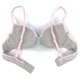Bộ đồ lót thể thao Fendi Shi chính hãng cho bé cotton thoải mái phần mỏng nữ sinh áo ngực FB8915 đồ lót nữ Áo ngực ren