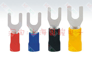 KF brand Keaisi terminal cold-pressed terminal SVL 1 25-5 fork pre-insulated terminal TU－JTK type