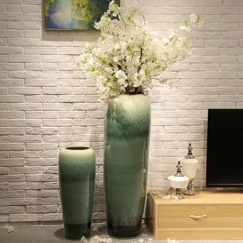 Jingdezhen European - style originality of large vase wedding landscape decoration simulation flower big flower, flower ceramic furnishing articles