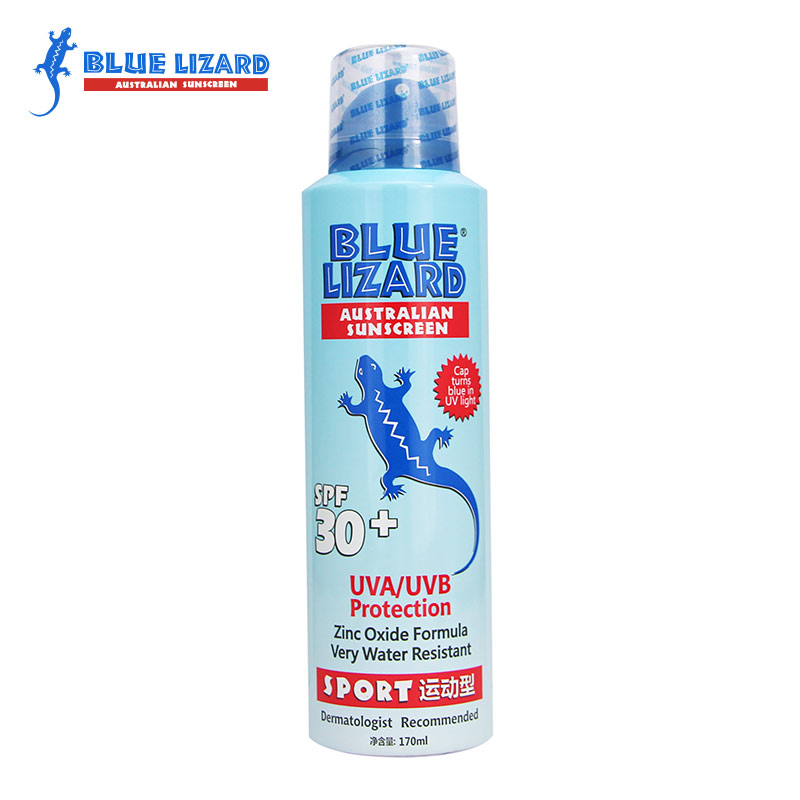 Blue Lizard/蓝蜥蜴高防水游泳户外运动沙滩防晒喷雾SPF30+170ml