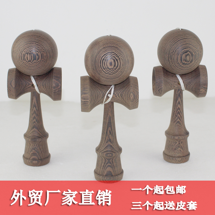 kendama wooden toy kendama toy trick ball exercise hand skill toy wenge wood trick ball