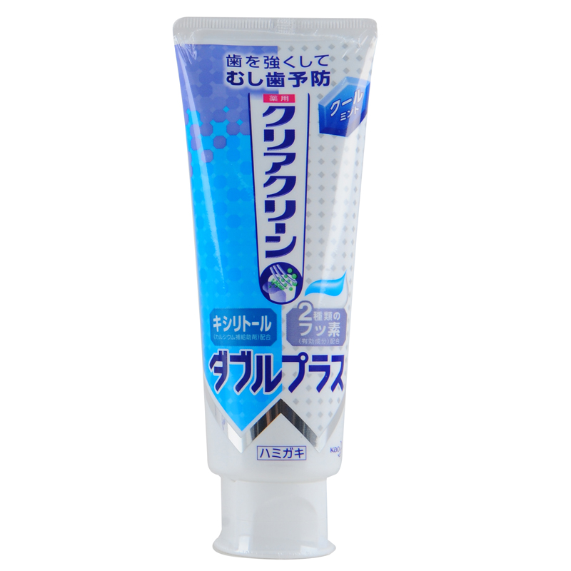 日本原装花王酵素清洁微细颗粒药用美白补钙牙膏130g