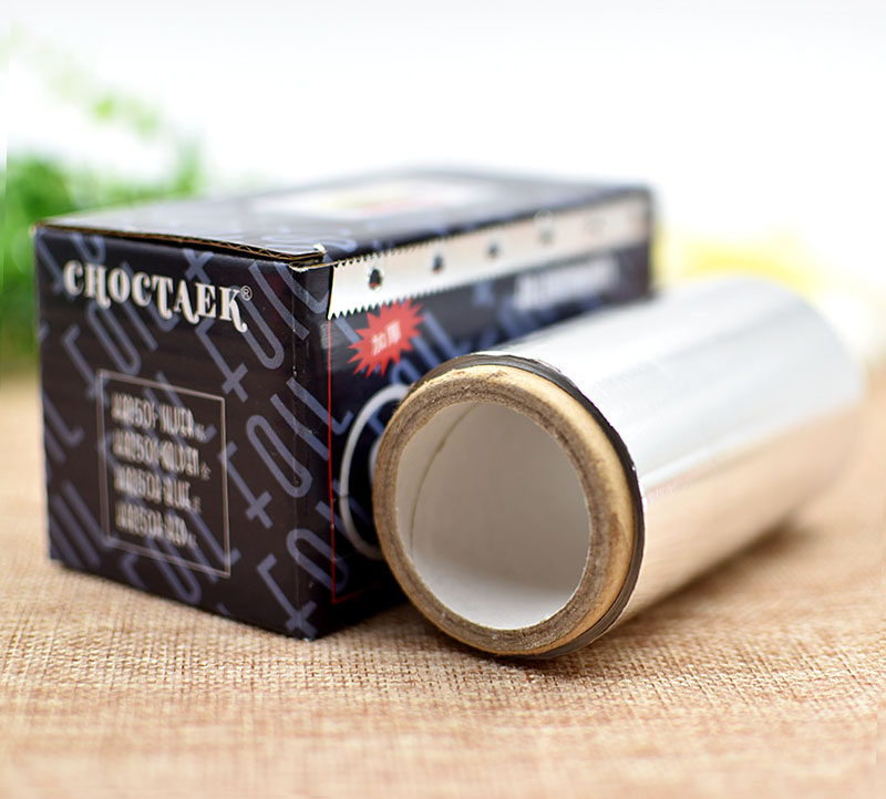 Hanghai stamping with tin paper hair to dye thicken tin foil belt serrated nail nail tin paper burn