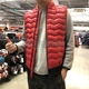 JORDAN mùa thu và mùa đông đen và đỏ ấm áp và áo gió nam xuống vest vest thể thao 807950-687 - Áo thể thao áo khoác thể thao nam nike Áo thể thao