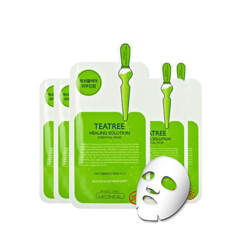 Clinie/可莱丝茶树油精华面膜 舒缓控油保湿补水10片装