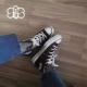 [s o s] Converse Converse 1970S Samsung tiêu chuẩn rượu vang đỏ nam thấp và giày vải 162059C