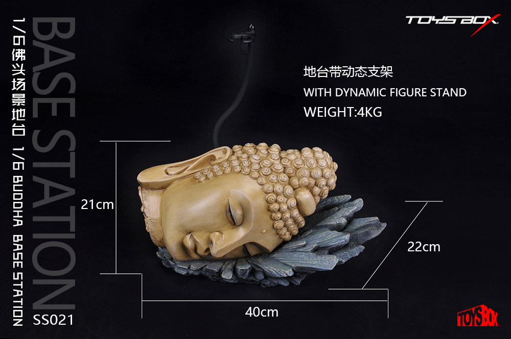 Eight-foot TOYS-BOX SS021 toy box 1 6 Buddha head scene set for a beat