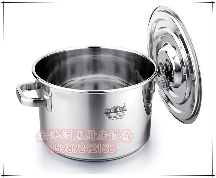2 0 extra thick material stainless steel bucket extra large soup bucket storage bucket tea bucket large steel soup pot rice bucket material bucket