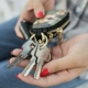 Phụ nữ túi chìa khóa xe đa năng