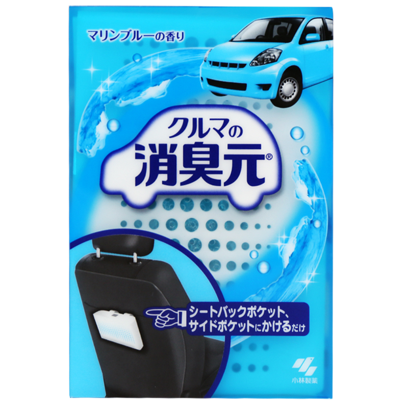 日本原装小林制药车内用芳香剂银离子除臭剂净化空气*盒装100g