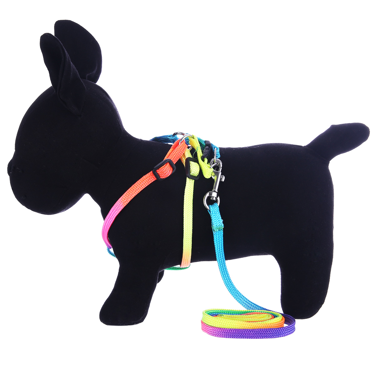 波奇网 宠物狗带子Dog's life 德丰七彩拉颈带狗牵引带DF-LC0028