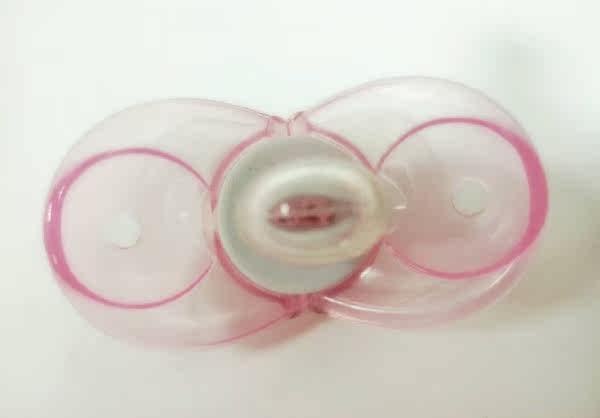 q cute baby美国品牌安全安抚奶嘴(掉落自动闭合)0-36个月-粉红