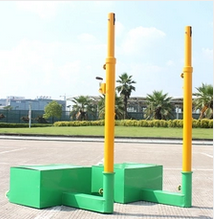 Multifunctional mobile men's and women's volleyball column old air volleyball frame four-use adjustable beach volleyball column badminton frame