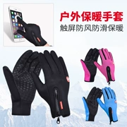 Ngoài trời găng tay ấm áp mùa đông lạnh windproof trượt tuyết chạy người đàn ông và phụ nữ cưỡi xe máy full finger găng tay