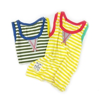 Middle and big child vest boy boy boy cotton summer sleeveless hurdles thin base casual sling sweatshirt