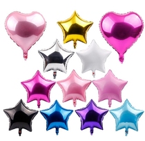 10 Inch 18 Inch Love Pentagram Aluminum Film Balloon Wedding Celebration Items Festive Decorations Birthday Party Arrangement