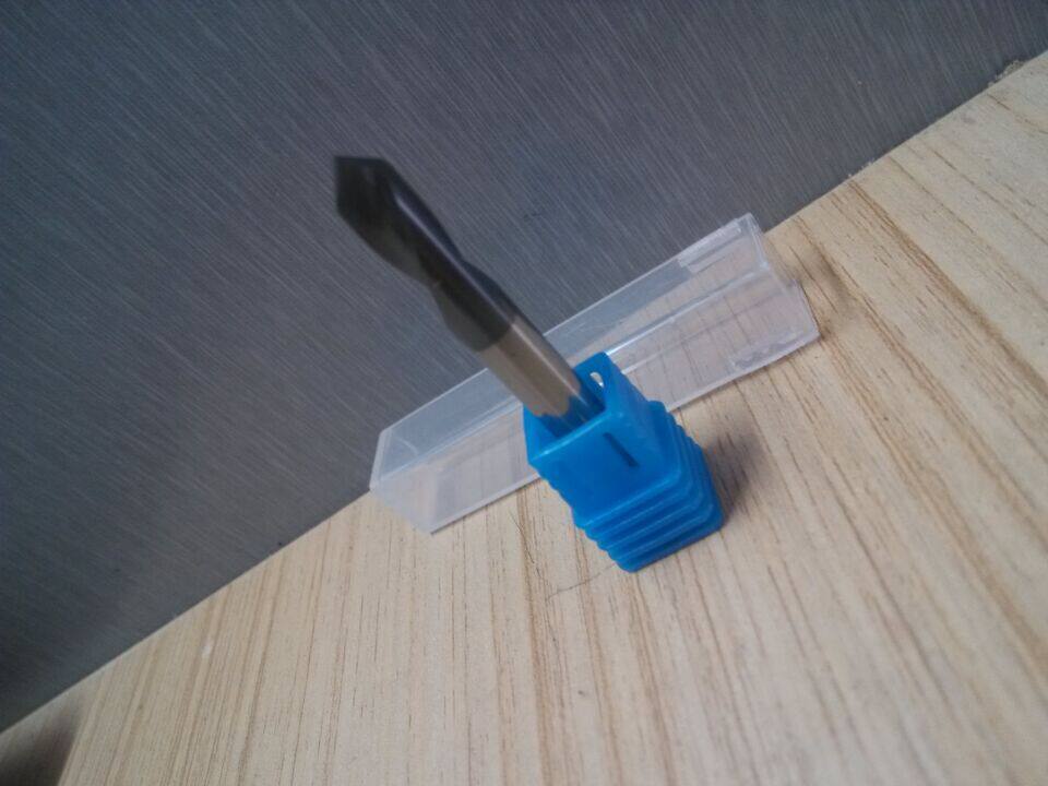 Taiwan 90-degree tungsten steel chamfering knife single side 45-degree fixed-point drill alloy fixed-point drilling chamfered knife 1mm-6mm