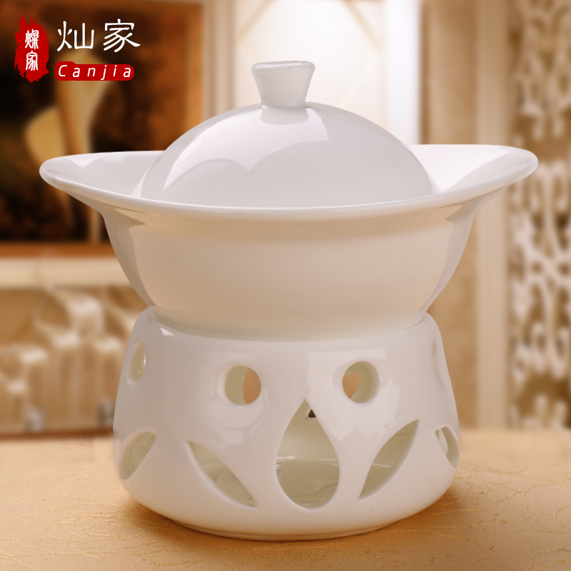 Can is a home ceramics cup bowl to offer them to offer them a bird's nest health supplements candle heating furnace