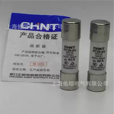 Zhengtai RT28-63 R016 fuse RO16 Fuse 500V 14*51 gG 40A 50A 63A