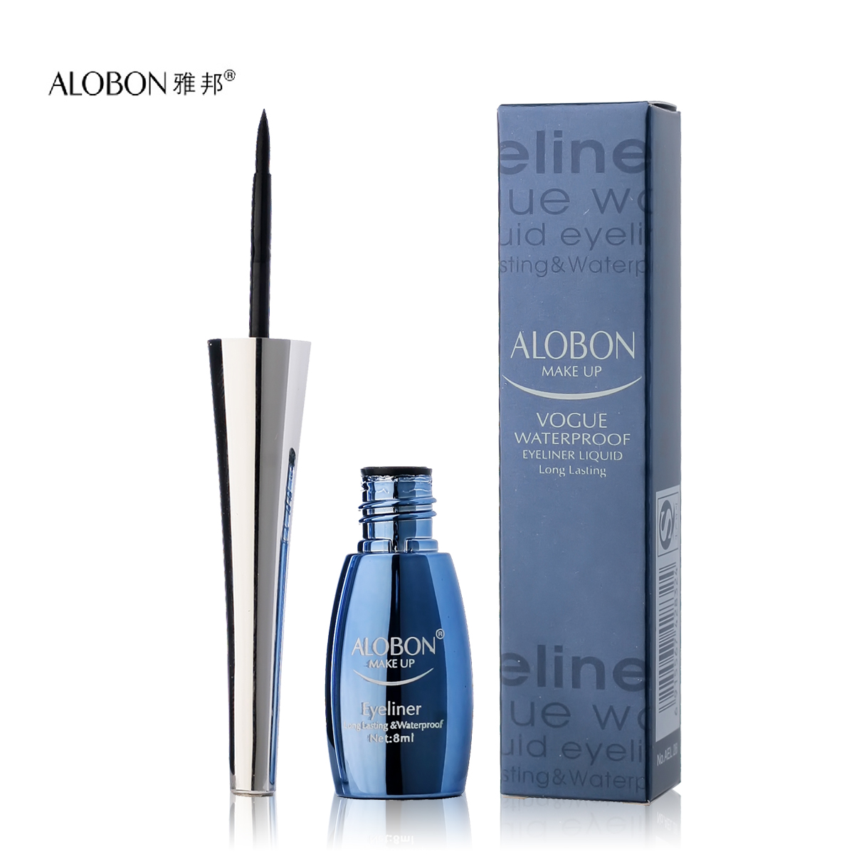 AloBon/雅邦防水魅惑眼线液8ml 硬头 快干防水 植物配方 温和滋润