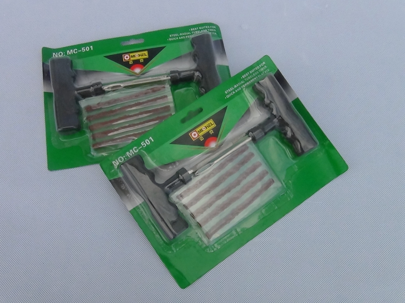 Mike car tire repair tool set Vacuum tire repair tool Motorcycle tire repair tool Tire rubber strip
