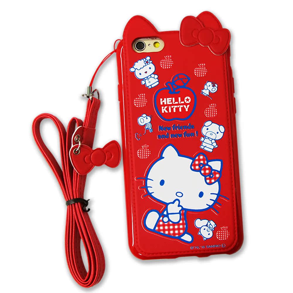 三丽鸥SANRIO正版授权 Hello Kitty iPhone 6s/6台湾官网直邮进口