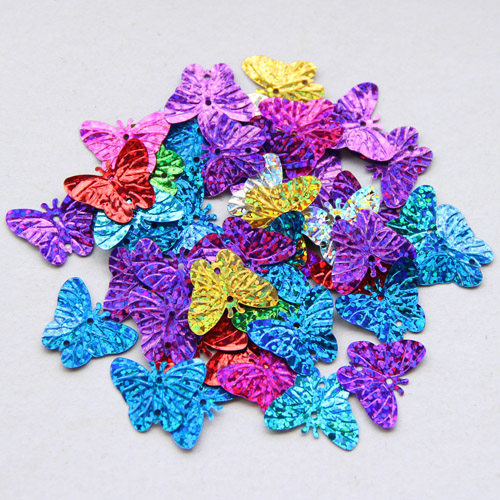 Butterfly Sequin Pearl Sheet Ornament Accessories Diy Clothing Accessories Accessories Dance dress Belly Leather Dance Accessories