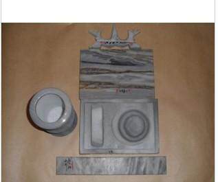 Drilling special price fine marble room Sibao a pen - shaft pen frame inktay town ruler