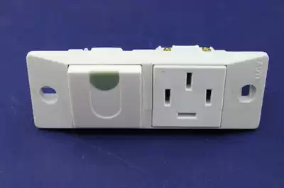 Two-in-one switch socket 16A380V three-phase four-wire four-hole assembly line aging test socket with switch