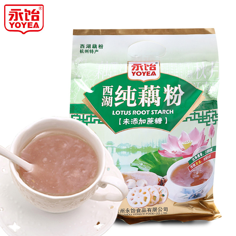 【天猫超市】永饴 西湖纯藕粉360g/袋 无糖型营养早餐 冲饮品%#