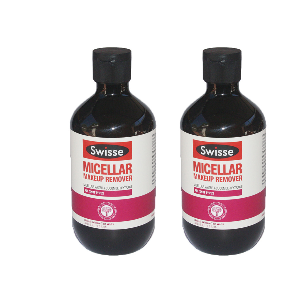 swisse悉尼直邮 天然植物精华卸妆水小黄瓜卸妆水 300ml *2瓶