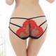 Sexy ngọt ngào openwork thêu quần lót nữ Siêu mỏng eo thấp ren lưới nóng cám dỗ tam giác đồ lót đầu quần chip siêu nhỏ Giống cái
