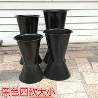 Xô hoa màu đen, xô nhựa bán chạy nhất, lọ hoa, đồ trang trí hoa, nguồn cung cấp hoa, - Vase / Bồn hoa & Kệ chậu đất