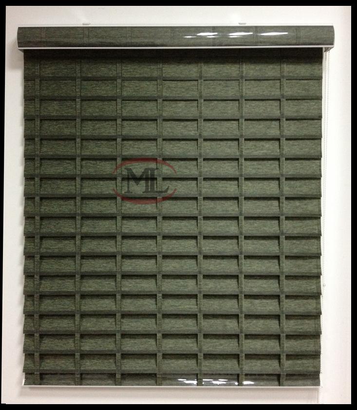 Dark green high-grade Shangri-La curtain roller curtain Korean soft curtain home office Hotel curtain customization