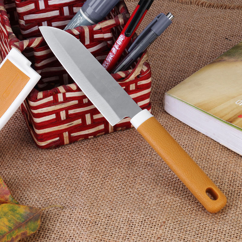 Japan-US Water Fruit Knife Paring Knife Bag Bag Carry-on With Covering Leather Knife Cut Kitchen Knife Stainless Steel Water Fruit Knife