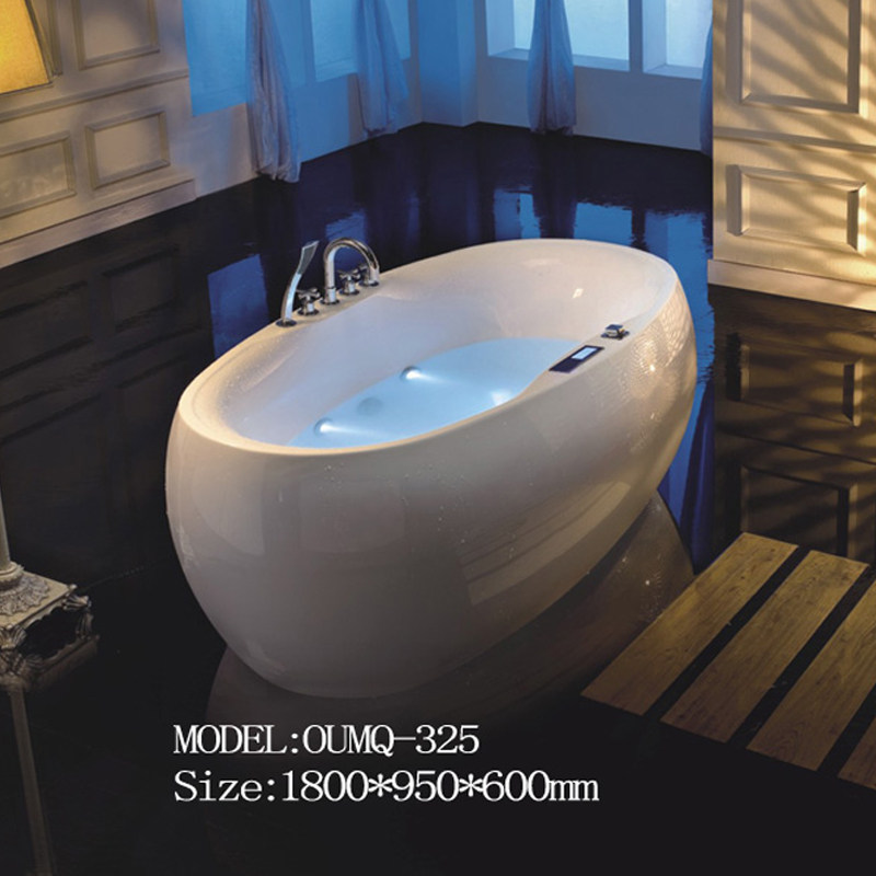 Quay Bathroom Brand Acrylic Bathtub Five Sets Surfing Massage Constant Temperature Independent 1 8 m Special Price