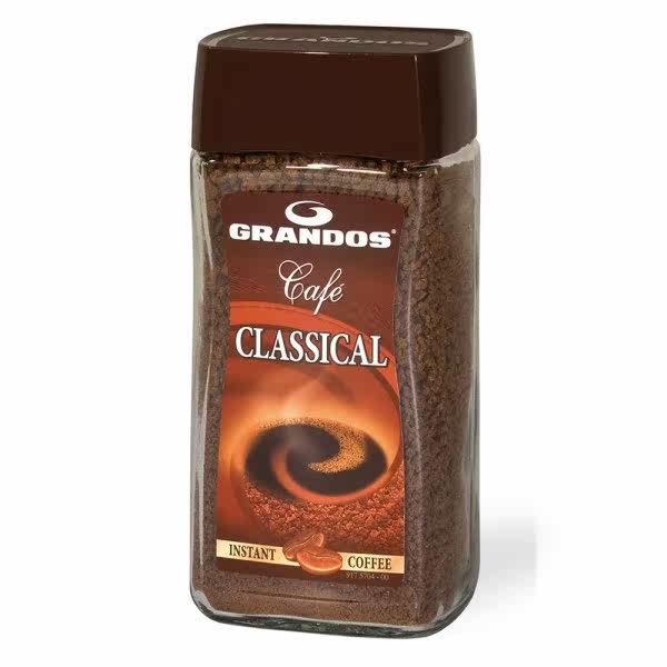 德国Grandos  Classical香醇即溶咖啡  100公克台湾官网直邮进口