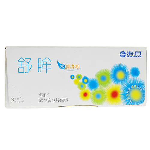 海昌 近视隐形眼镜 舒眸水润清晰 月抛3片装