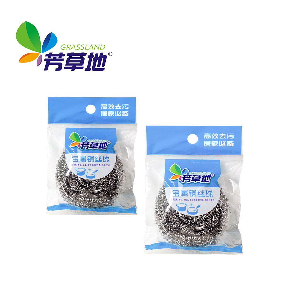 【天猫超市】芳草地  金属耐用钢丝球单个装 不锈钢清洁球 锅刷