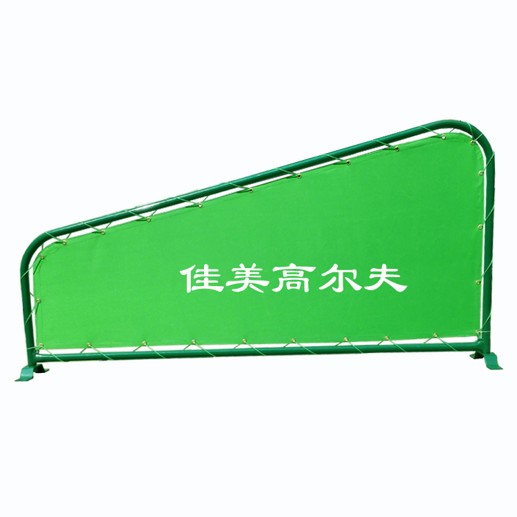Green canvas divider bar golf practice range play divider course equipment supplies steel single tube divider bar