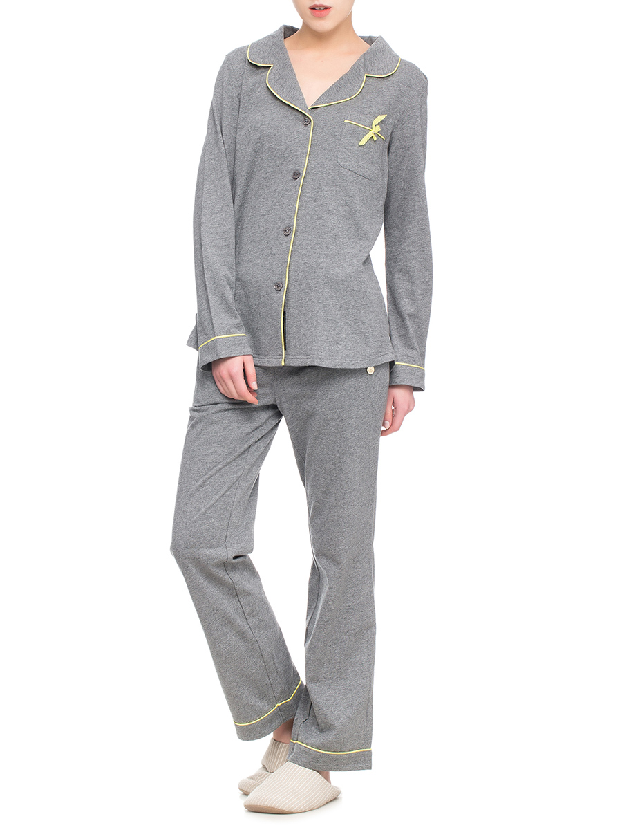 ROYAL VELVET|美式简约灰色居家上装