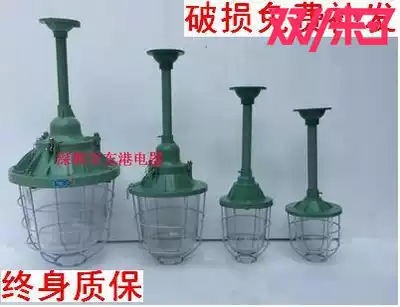 National standard explosion-proof lamp led warehouse plant three-proof chandelier head flameproof explosion-proof emergency lighting lampshade