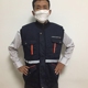 Áo khoác bảo hiểm lao động COSCO áo khoác cotton vest nam mùa thu và mùa đông dày lạnh áo ấm phản quang có thể được in áo vest dạ nam trung niên Áo vest cotton